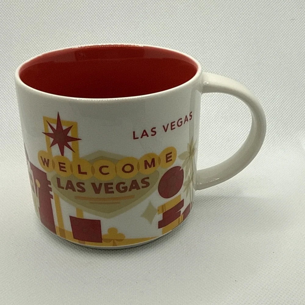 Starbucks Welcome to Las Vegas You‎ Are Here Coffee Tea Mug 2015 14 FL OZ 3